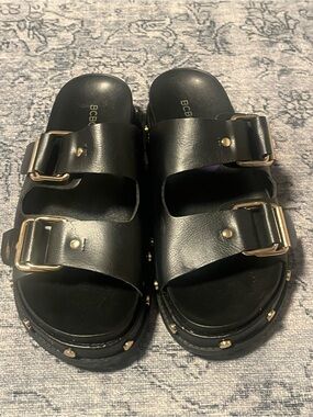 BCBGeneration stacked sandals